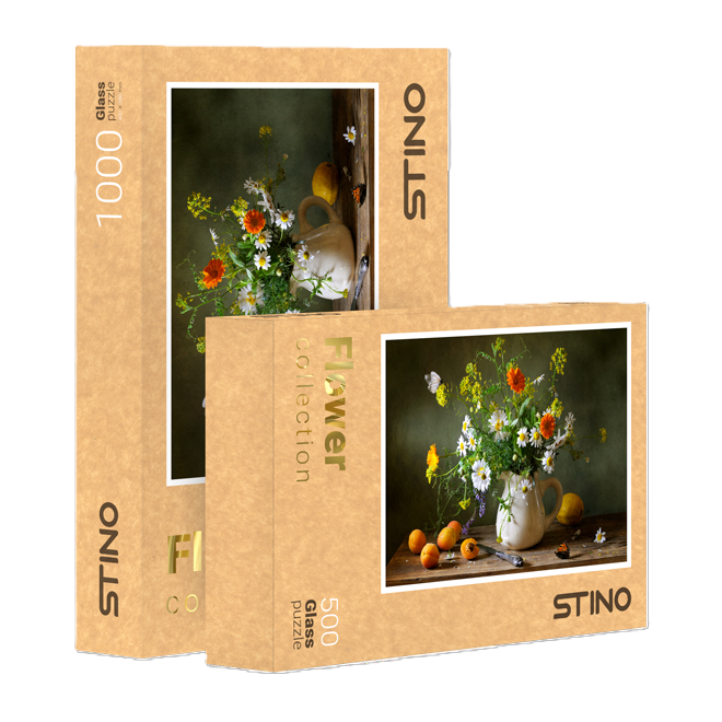 پازل شیشه‌ای گل STINO 260pcs 16104
